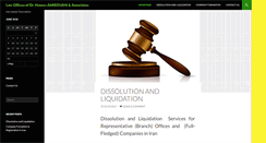 Desktop Screenshot of iran-lawyer.com